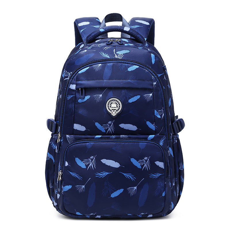 Men's Secondary Fashion Printing Junior High Preppy Middle School Students' Schoolbags