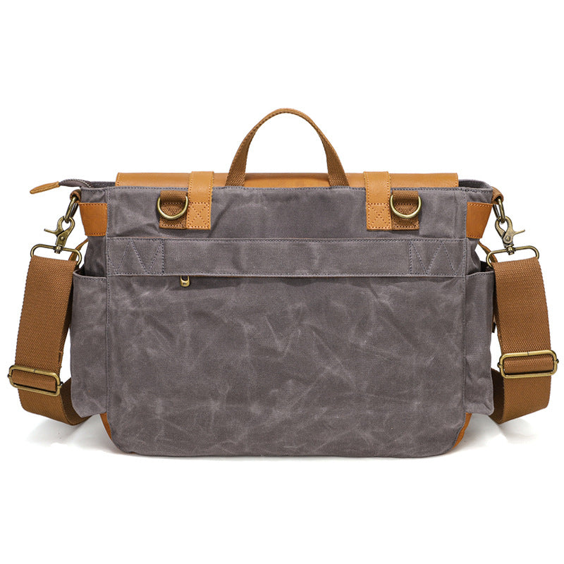Men's Fashion Large Capacity American Retro Waterproof Men's Messenger Bags
