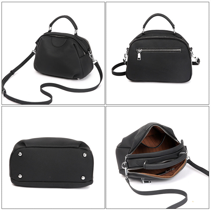 Women's Genuine Leather Female Retro Minority Fashion Crossbody Bags