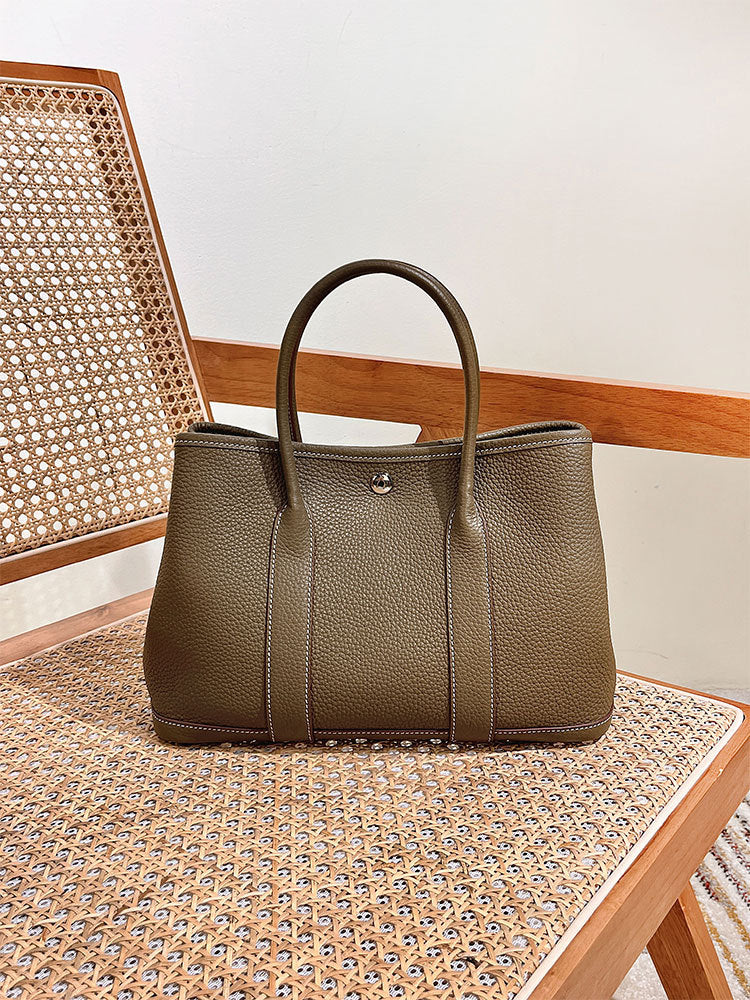 Women's Artisan Genuine Leather Portable Imported Cowhide Tote Bags