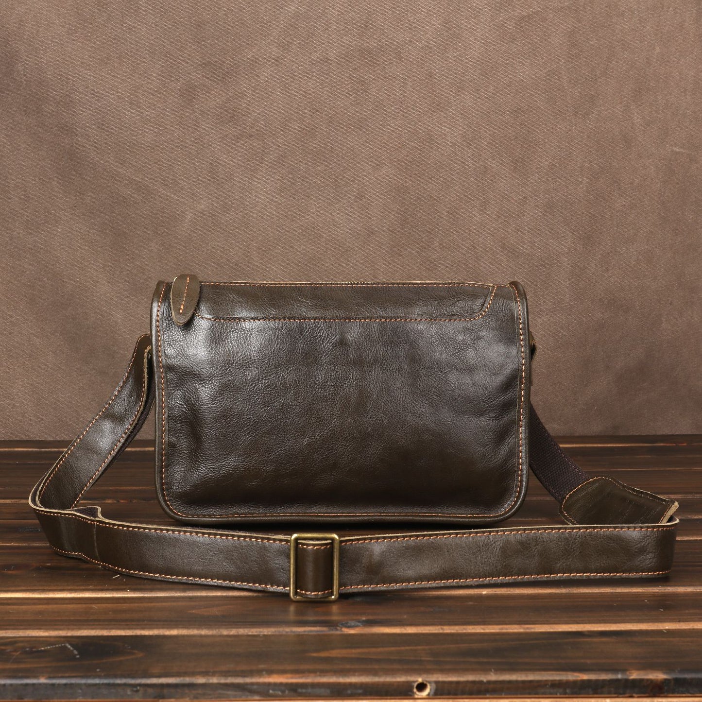 Men's Leather Genuine Handmade First Layer Cowhide Men's Shoulder Bags