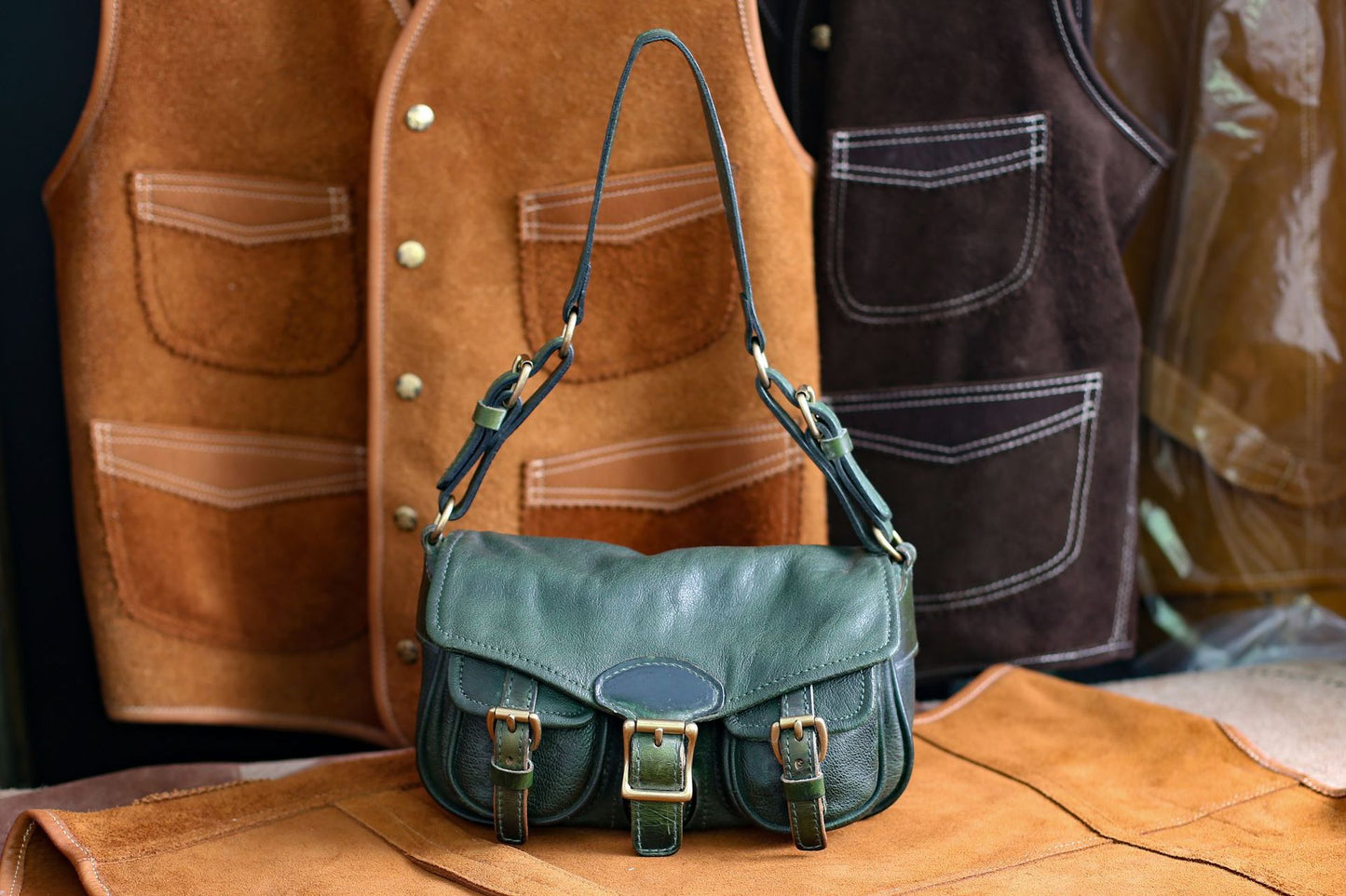 Women's Minority First Layer Cowhide Light Luxury Bags