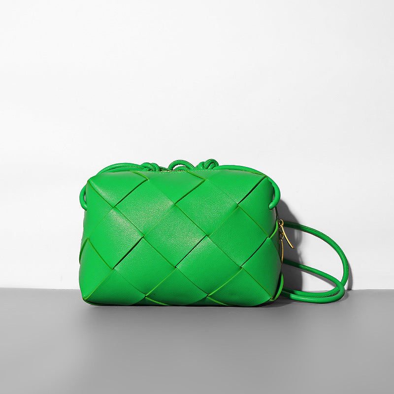 Pretty Fashion Woven Box Diamond Style Shoulder Bags