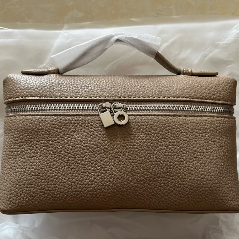 Women's Lunch Box Genuine Leather Portable For Bags