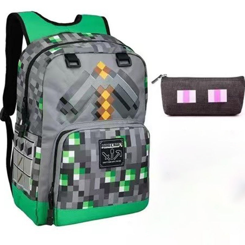 Male Primary Capacity Korean Version Cartoon Backpacks