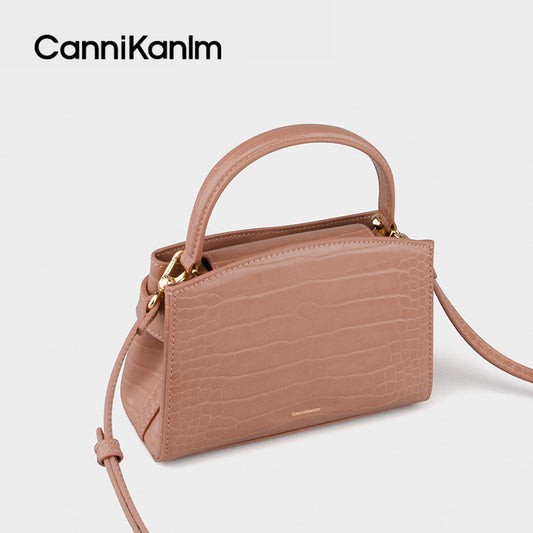 Women's Crocodile Pattern Size Portable Kelly Fashionable Shoulder Bags