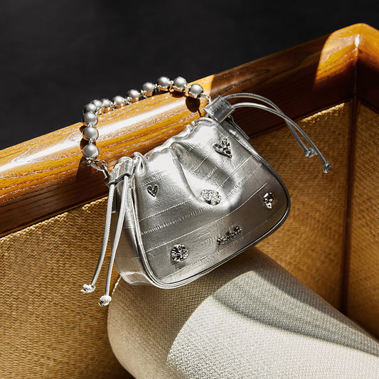 Women's Sier High-grade Chain Genuine Leather Shoulder Bags