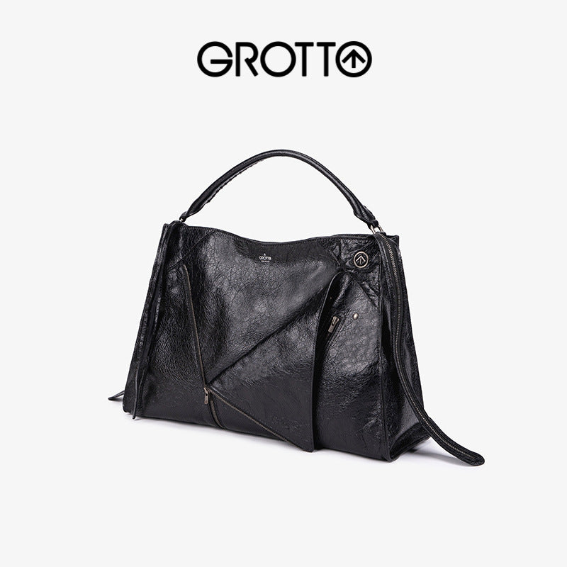 Genuine Leather Large Capacity Commuter Portable Shoulder Bags