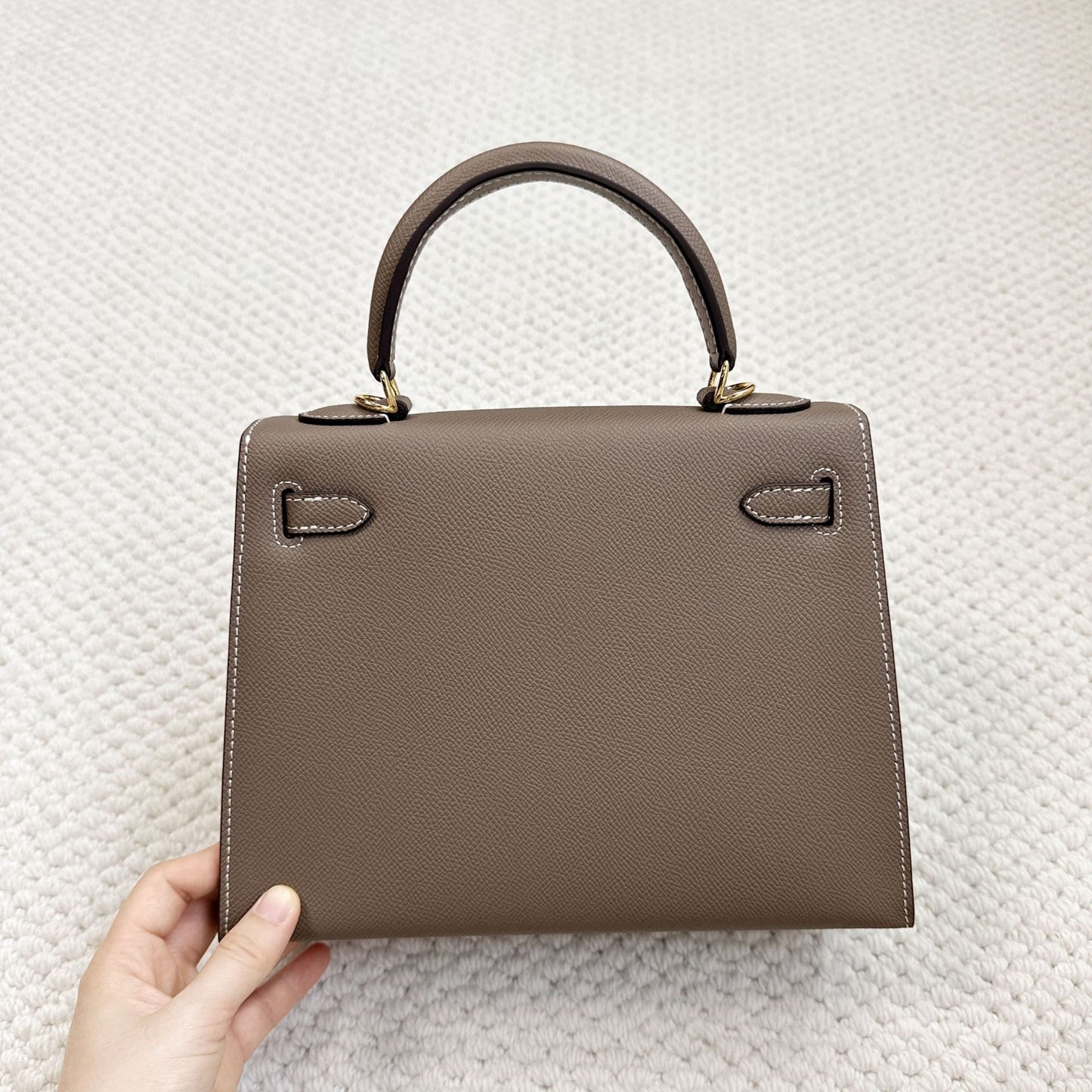 Women's High-grade First Layer Cowhide Kelly Fashion Handbags