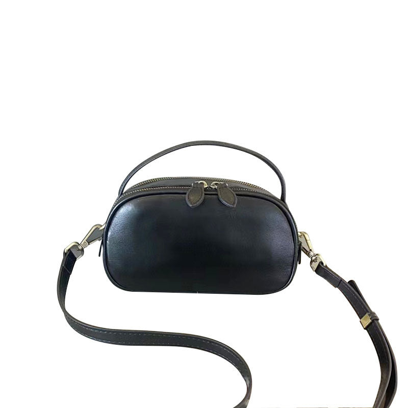 Korean Style Simple Top Layer Vegetable Tanning Phone Bags
