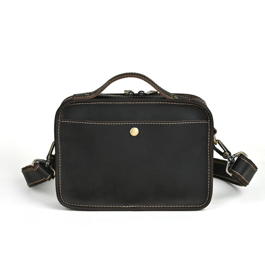 Men's Ancient Hipster Retro Crazy Horse Leather Bags