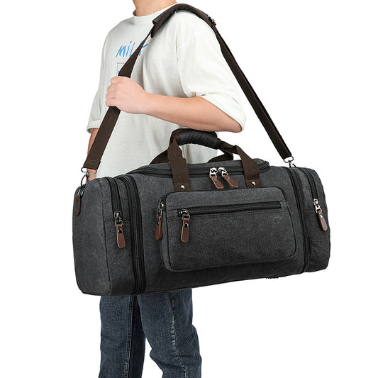 Classic Large Capacity Canvas Traveling Hand-held Travel Bags