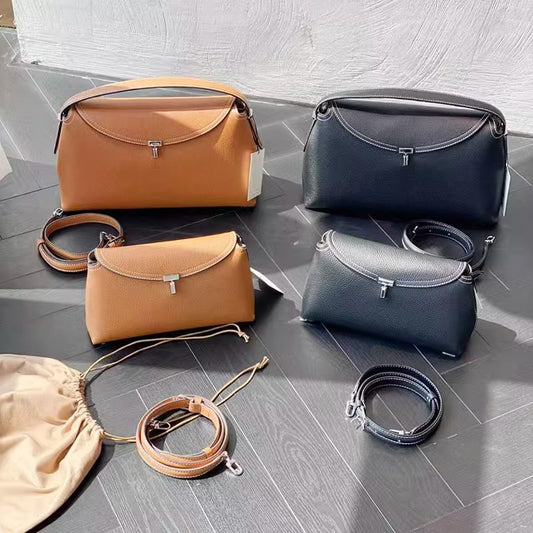 Swedish High-grade First Layer Cowhide Underarm Shoulder Bags