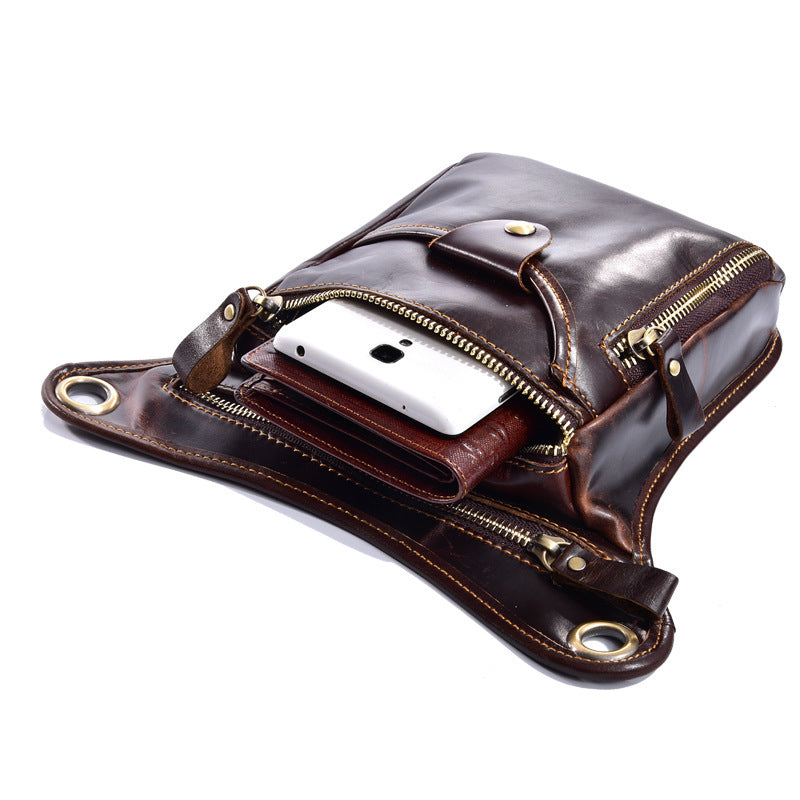 Men's Stylish Cycling Multifunctional Mobile Leg Men's Messenger Bags