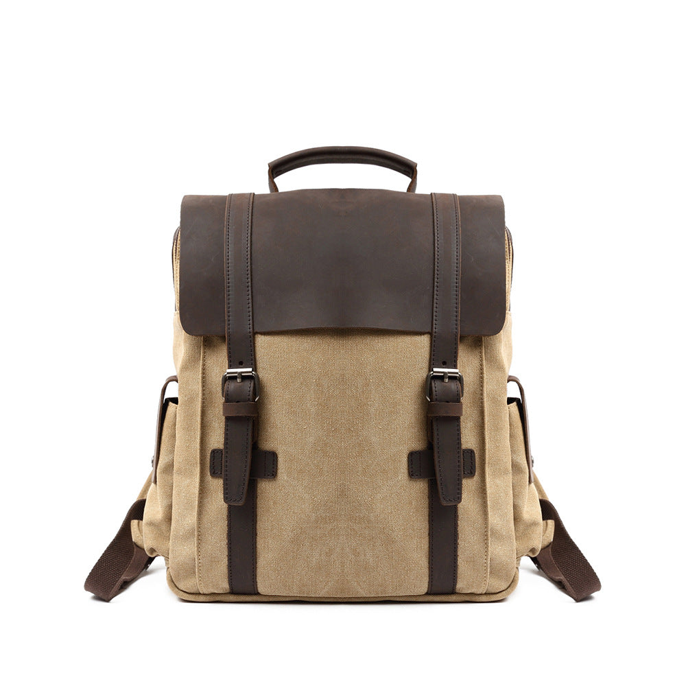 Men's Retro Business Excursion Fashion Trendy Large Backpacks