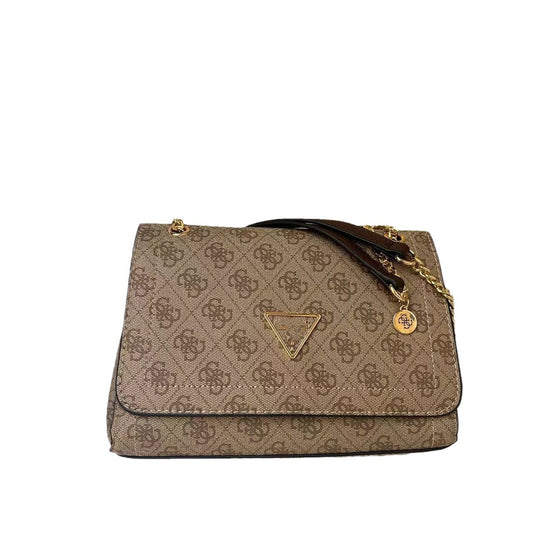 Women's Printed Inverted Triangle Veil Chain Large Shoulder Bags