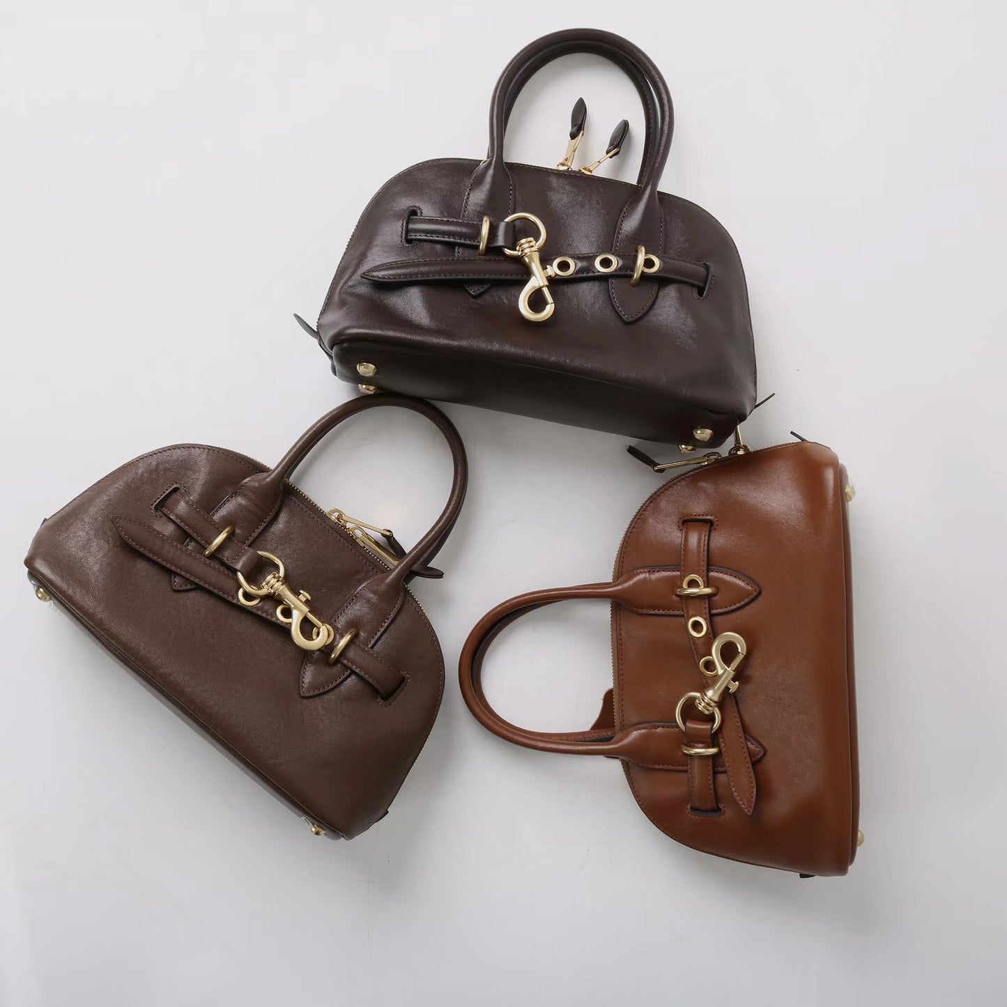 Top Layer Cowhide Shell Portable Fashion Bags