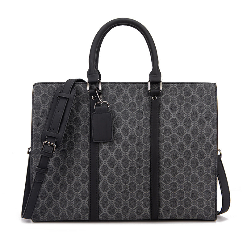 Men's Portable Plaid Business Computer Fashion Men's Briefcases