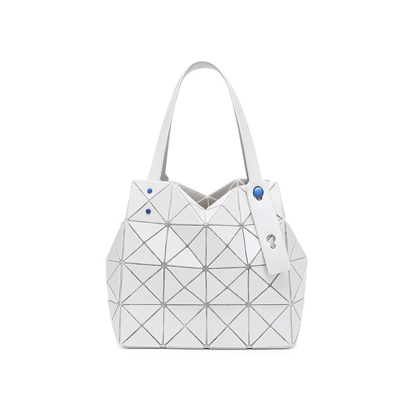 Women's Plaid Crystal Geometric Underarm Box Limited Dragon Handbags