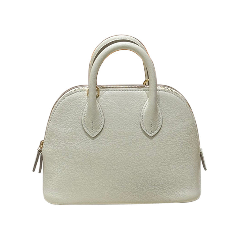 Women's Leather Bowling French Sheep Pattern First Crossbody Bags