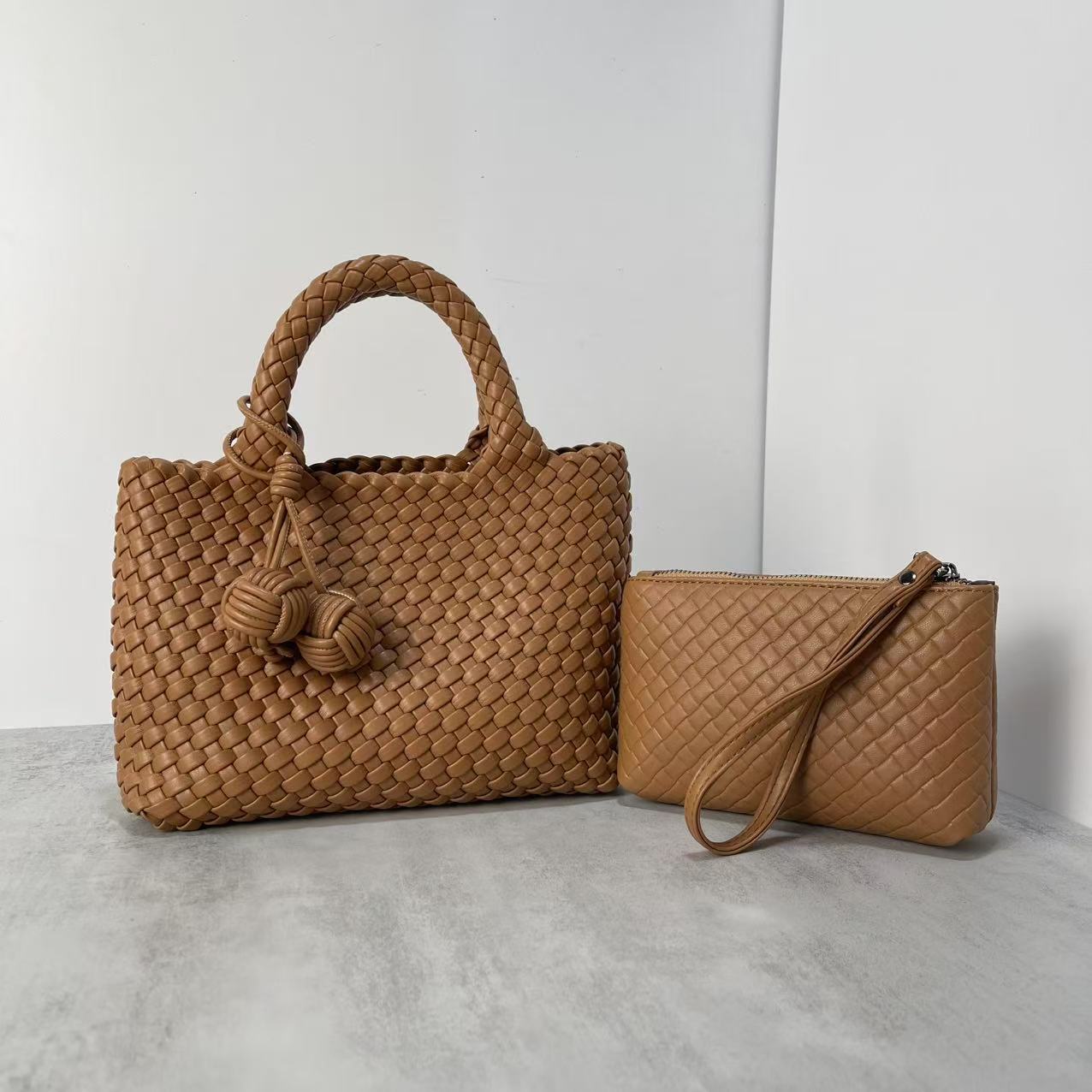 Women's Vegetable Basket Handmade Hand Carrying Leisure Shoulder Bags