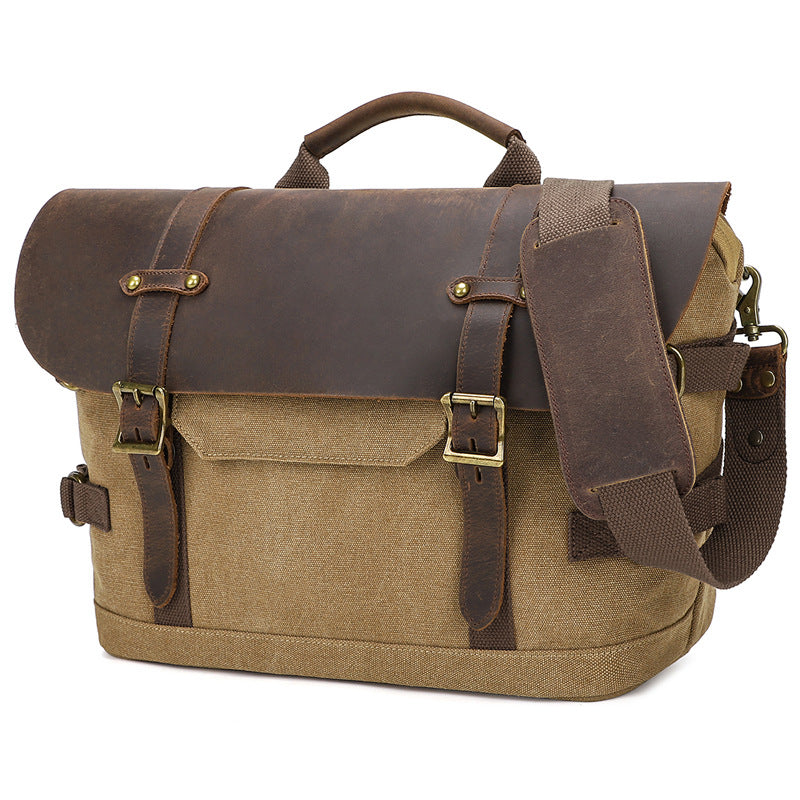Men's Durable Stylish Canvas Vintage Computer Men's Messenger Bags
