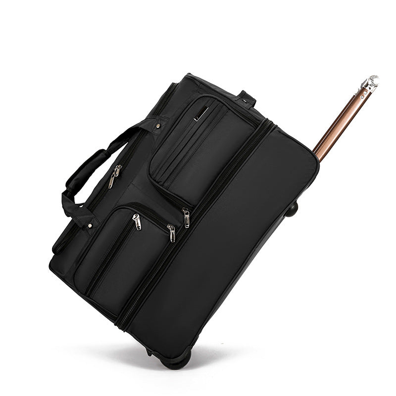 Women's & Men's & Scalable Large Capacity Wheeled Boarding Travel Bags