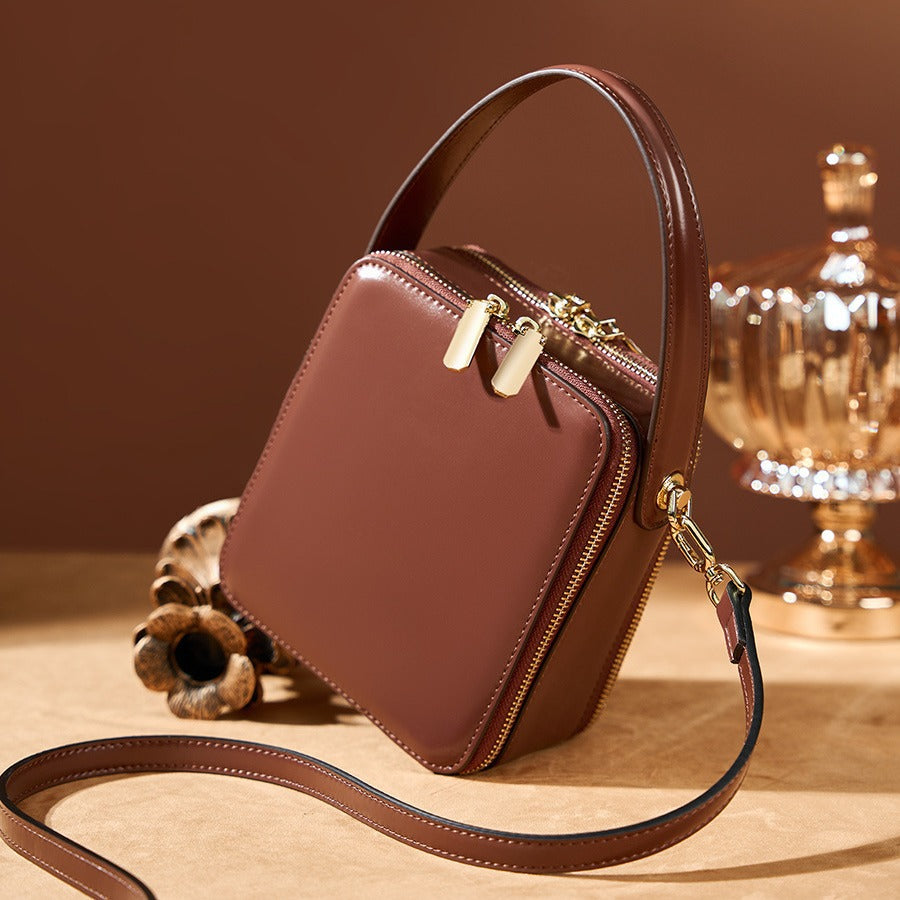 Women's Genuine Leather Affordable Luxury Fashion Crossbody Bags