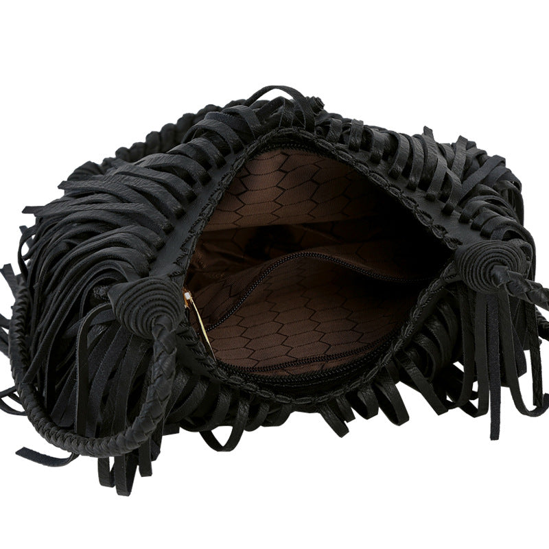 Women's Trendy Retro Tassel Fashion Handmade Crossbody Bags