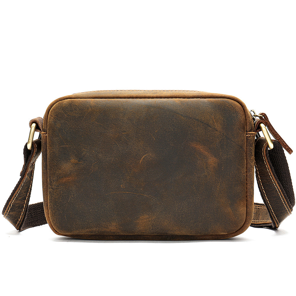 Men's Genuine Leather First Layer Cattlehide Fashion Men's Messenger Bags