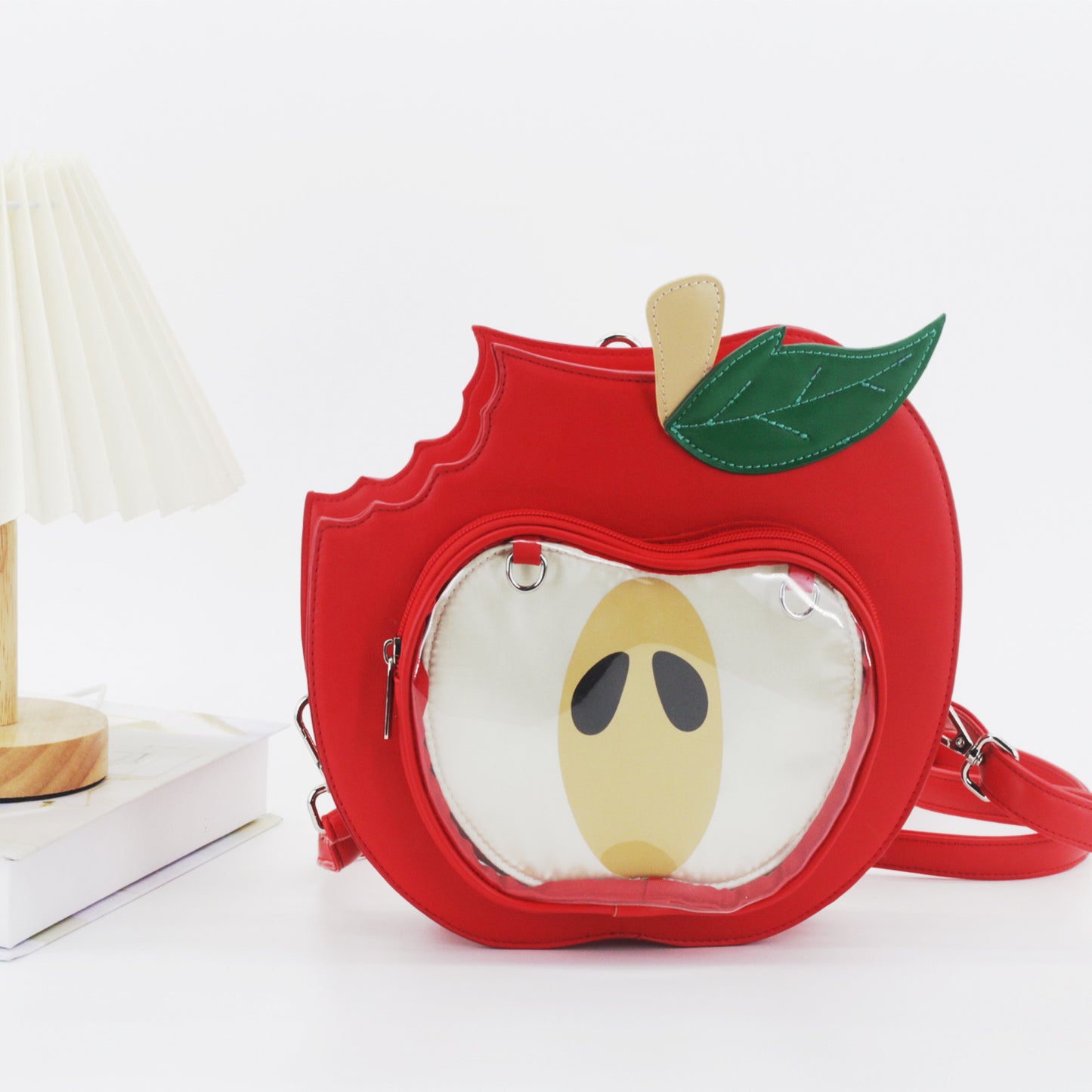 Trendy Apple Cartoon Commuter Cute Large Shoulder Bags