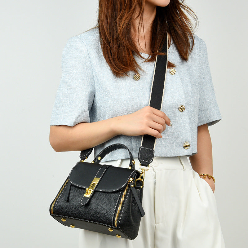 Women's High-grade Genuine Leather Fashionable Live Broadcast Top Bags