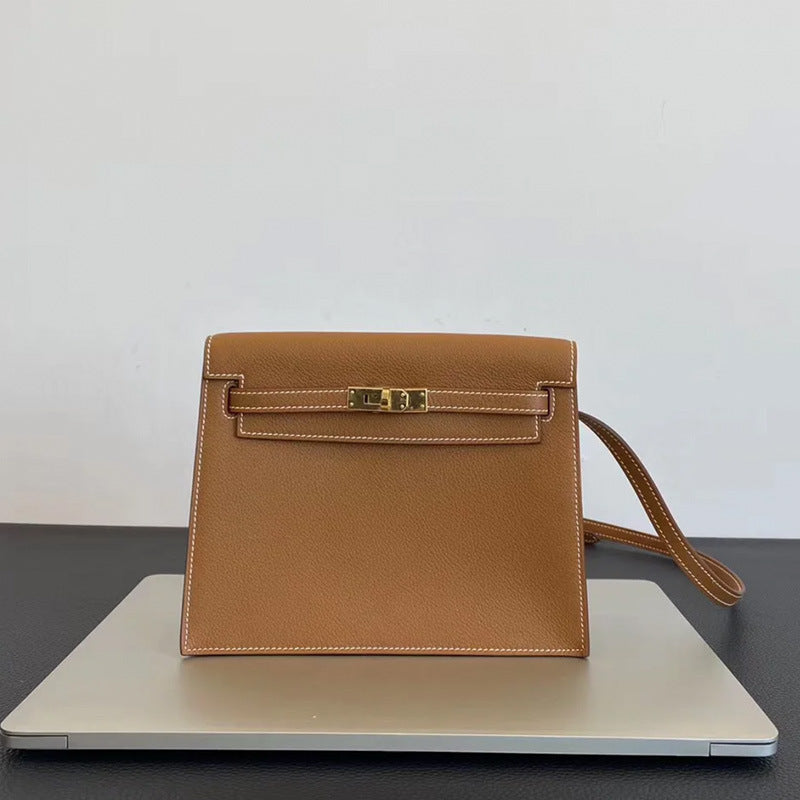 Women's Trendy Retro Kelly Dancing Leather Underarm Bags