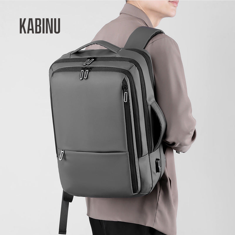 Derm Solid Color Business Lightweight Computer Backpacks