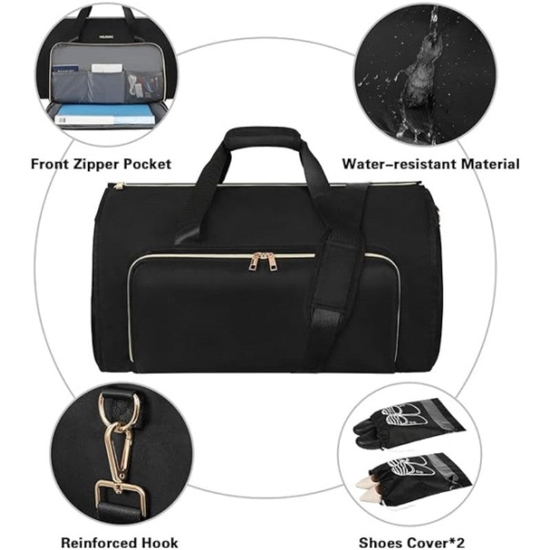 Convertible Garment Folding Storage Suit Rotatable Travel Bags