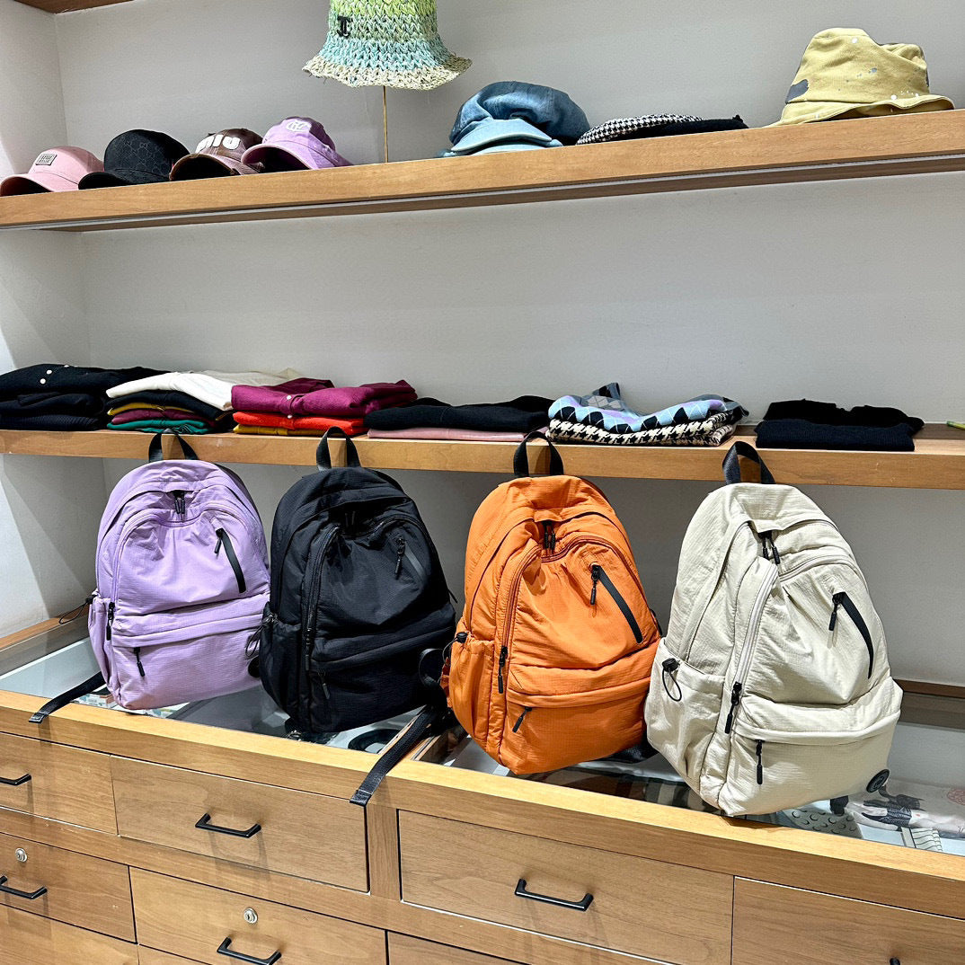 Fashion Trendy High College Couple Large Backpacks