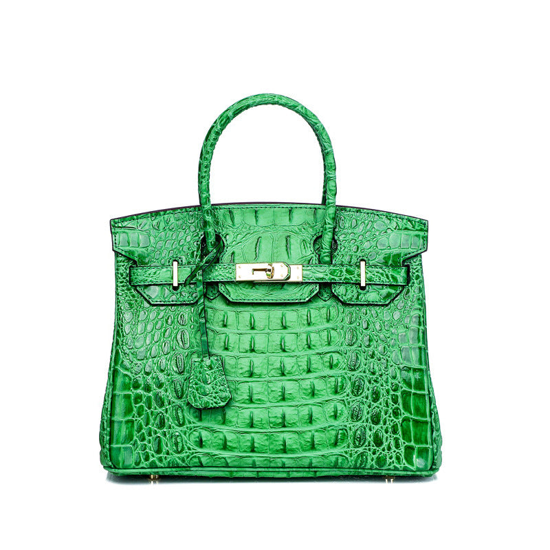 Women's Classic Fashion Genuine Leather Platinum Handbags