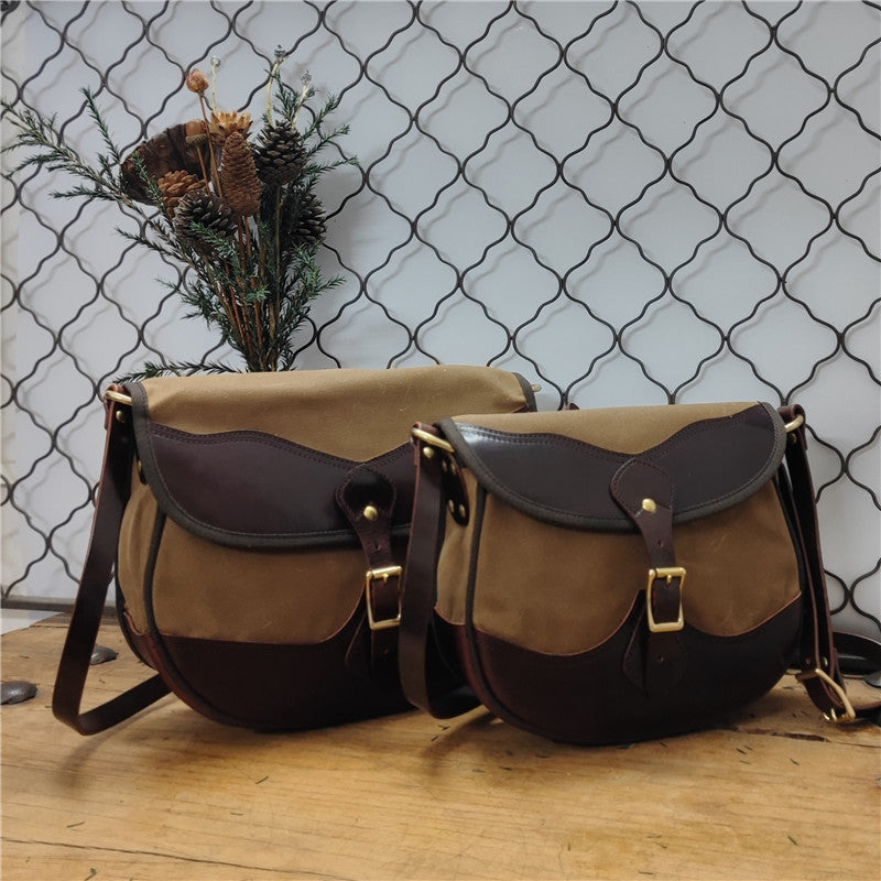 Women's & Men's & American Vintage Oil Wax Canvas Shoulder Bags