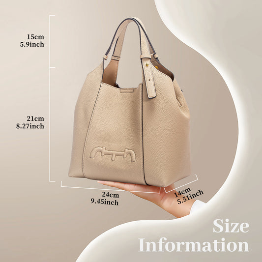 Women's Spring Simple Solid Color Design Fashion Shoulder Bags