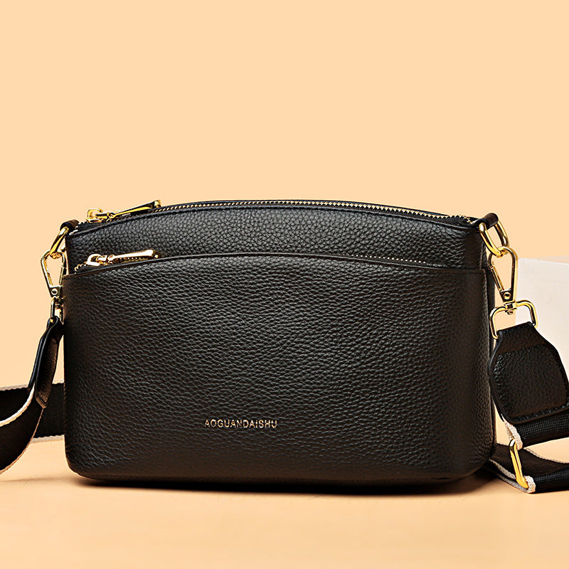 Women's Glamorous Leather First Layer Shell Shoulder Bags