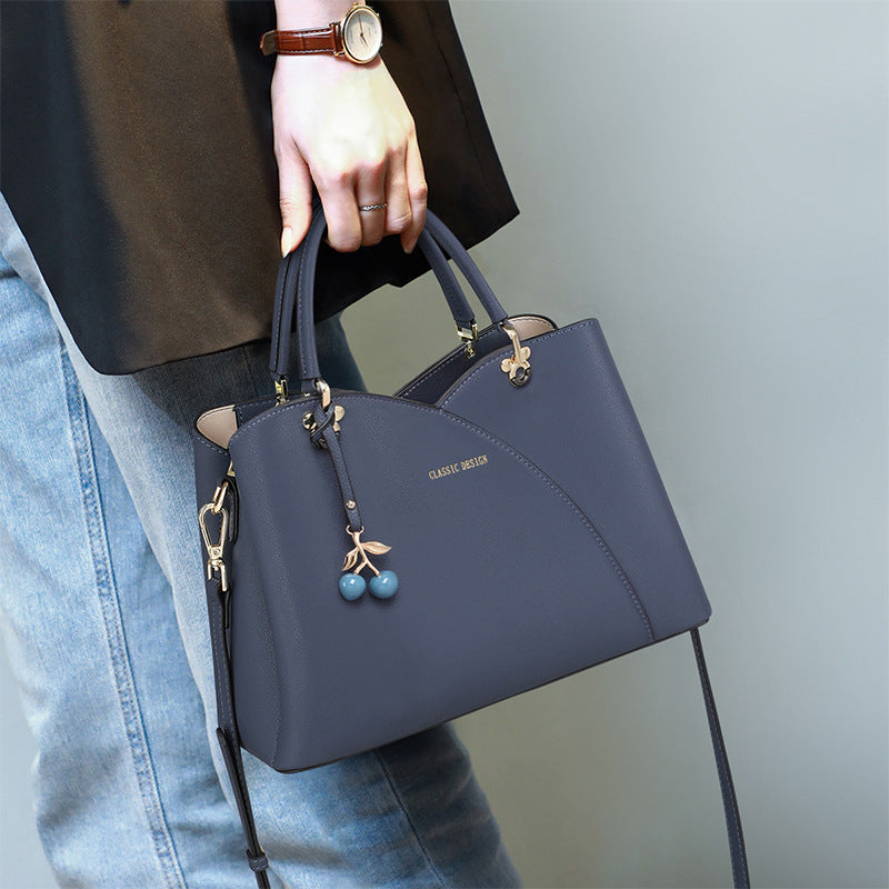 Women's Autumn Temperament Wild Mom Genuine Leather High-grade Crossbody Bags