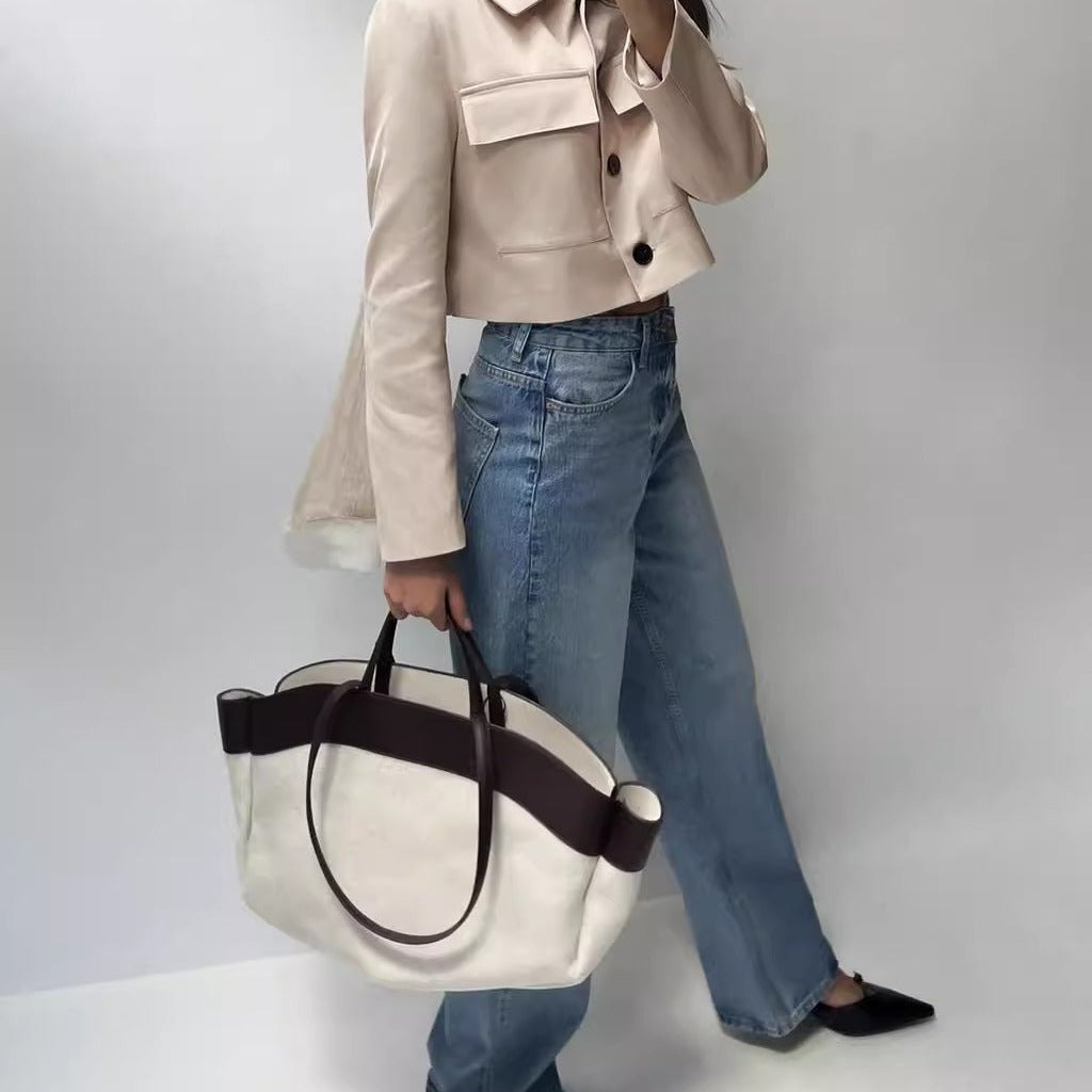 Women's Trendy Large Capacity Canvas Toto Fashion Bags