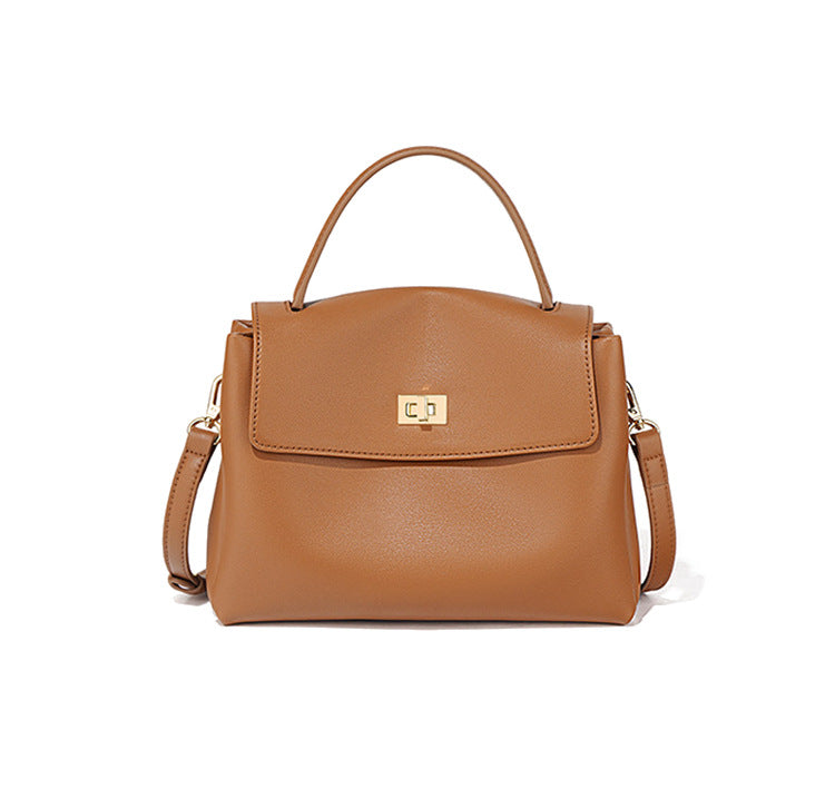 Women's Soft Texture Cowhide Summer Retro Versatile Shoulder Bags