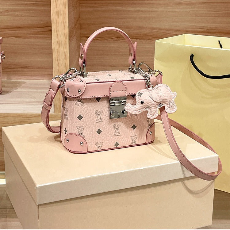 Women's Trendy Fashionable Stylish Cute Pink Design Handbags