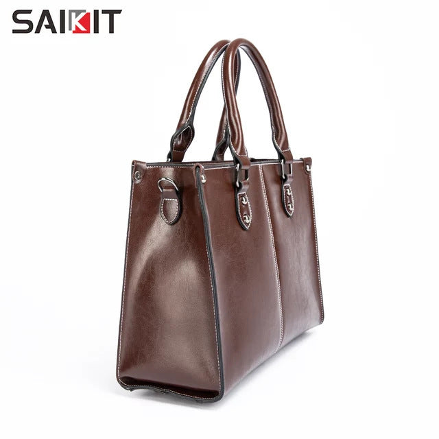 Women's Large Capacity Totes Commuter Business Simplicity Handbags