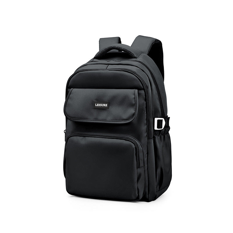 Men's Simple Large Capacity Burden Reduction Spine Middle School Students' Schoolbags