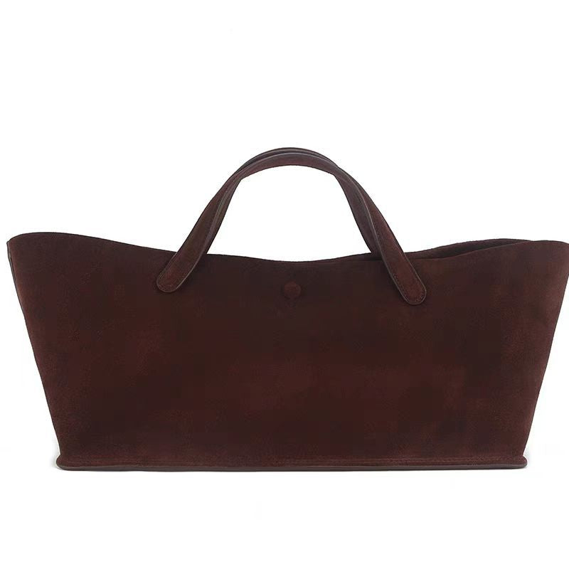 Women's Portable Simple Style Commuter High-grade Large Handbags