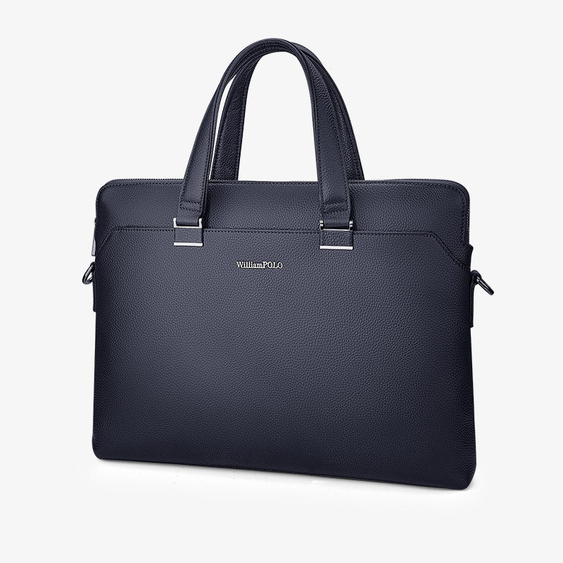 Men's Emperor Paul Cowhide Large Capacity Inch Men's Briefcases
