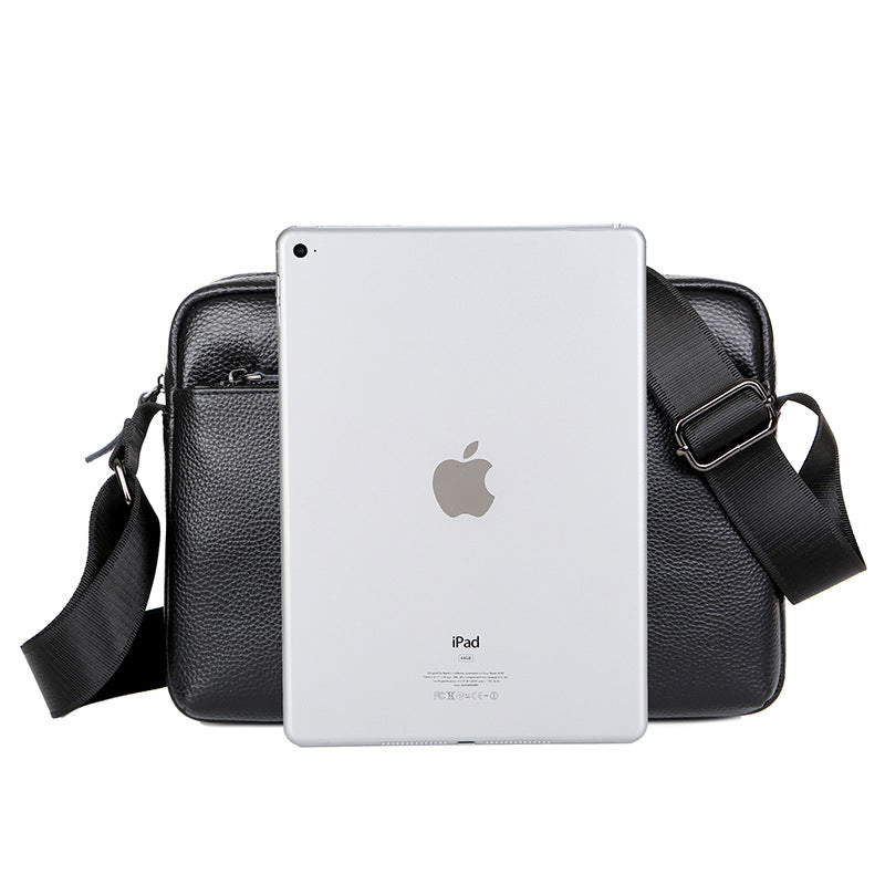 Men's Genuine Leather Elk Horizontal First Layer Bags