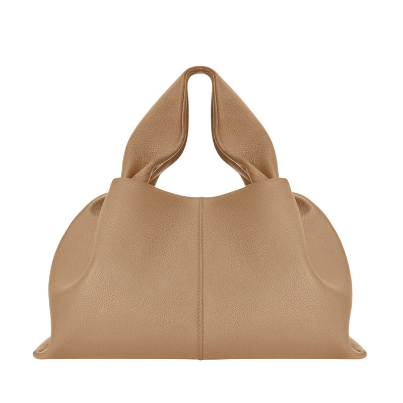 Women's Dumpling Cloud French Minority Design Genuine Handbags